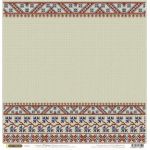 Бумага Василек кайма,коллекция Славянка, 30 х 30 см