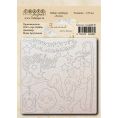 Набор чипборда Зимний ангел (Ангел) для скрапбукинга