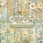 Набор бумаги Sunset 15х15 см