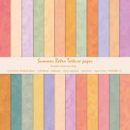 Набор бумаги Summer Retro Texture paper 30.5х30.5 см