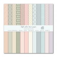 Набор бумаги Soft color tone paper 30.5х30.5 см