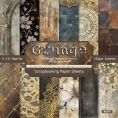 Набор бумаги Grunge 15х15 см для скрапбукинга