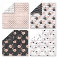 Набор бумаги Soft Pink and Gray 30.5х30.5 см для скрапбукинга
