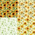 Набор бумаги Flower in the sunshine 15х15 см для скрапбукинга