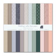 Набор бумаги Wedding color tone paper 30.5х30.5 см