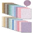 Набор бумаги Suede Texture Paper Soft Romantic 30.5х30.5 см для скрапбукинга