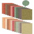 Набор бумаги Suede Texture Paper Warm 30.5х30.5 см для скрапбукинга