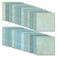 Набор бумаги Teal color tone paper 30.5х30.5 см для скрапбукинга