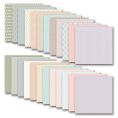 Набор бумаги Soft color tone paper 30.5х30.5 см для скрапбукинга