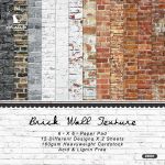Набор бумаги Brick Wall Texture 15х15 см