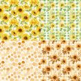 Набор бумаги Flower in the sunshine 15х15 см для скрапбукинга
