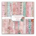 Набор бумаги Pink and Teal lace texture 30.5х30.5 см для скрапбукинга