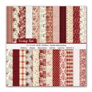 Набор бумаги Vintage Red 30.5х30.5 см