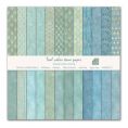 Набор бумаги Teal color tone paper 30.5х30.5 см для скрапбукинга