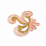 Аппликация Завиток персиковый