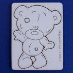 Чипборд Мишка Тэдди 2
