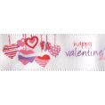 Лента атласная Happy Valentine's Day для скрапбукинга