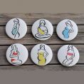 Набор фишек Беременность для скрапбукинга