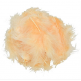 Перья марабу лососевого цвета для скрапбукинга