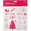 Штамп прозрачный Весёлого Рождества для скрапбукинга