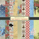 Набор бумаги сокровище пиратов 15 х 15 см