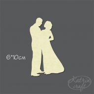 Чипборд жених и невеста средние