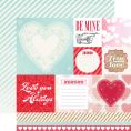 Бумага Be Mine, коллекция Lucky In Love для скрапбукинга