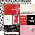 Бумага Journaling Cards, коллекция Words of Love для скрапбукинга