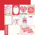 Бумага Love This, коллекция Lucky In Love для скрапбукинга