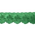 Кружево капрон зеленое 45 мм для скрапбукинга